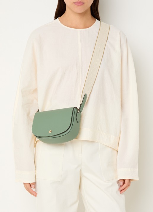 Longchamp Épure crossbodytas S van kalfsleer - voorkant 6 groen