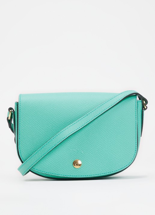 Longchamp Épure crossbodytas S van leer met verstelbare schouderriem - voorkant 5 mint