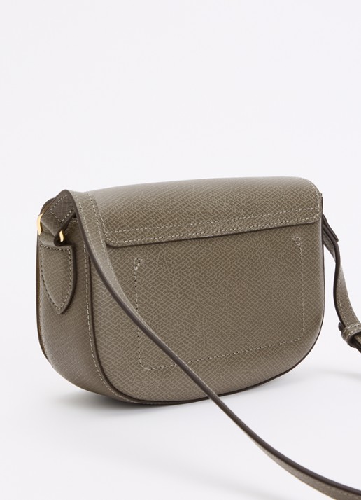 Longchamp Épure crossbodytas S van leer - achterkant 6 olijfgroen