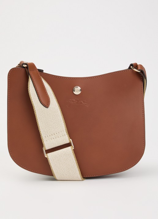 Longchamp Épure crossbodytas van kalfsleer met verstelbare schouderriem