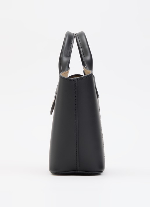 Longchamp Épure crossbodytas XS van kalfsleer met afneembare schouderriem - detail 4 zwart