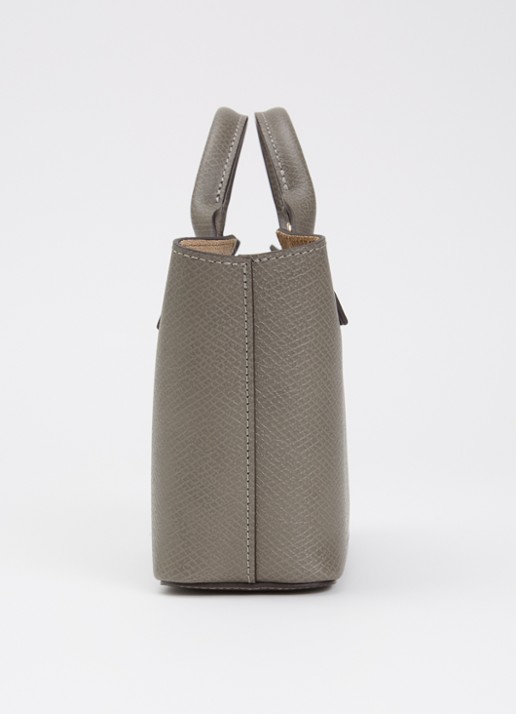 Longchamp Épure crossbodytas XS van leer met afneembare schouderriem - detail 6 grijs