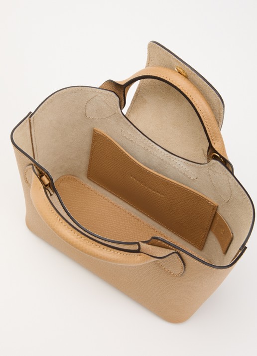 Longchamp Épure crossbodytas XS van leer met afneembare schouderriem - detail 3 taupe