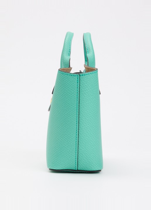 Longchamp Èpure handtas van leer met afneembare schouderriem - detail 4 mint