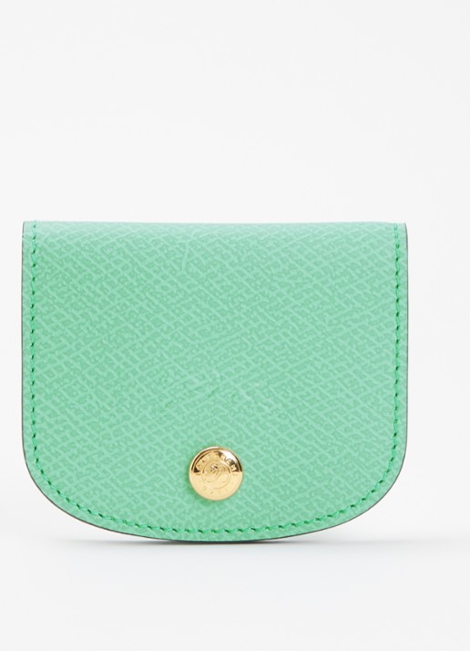 Longchamp Épure kaarthouder van leer - voorkant 2 mint