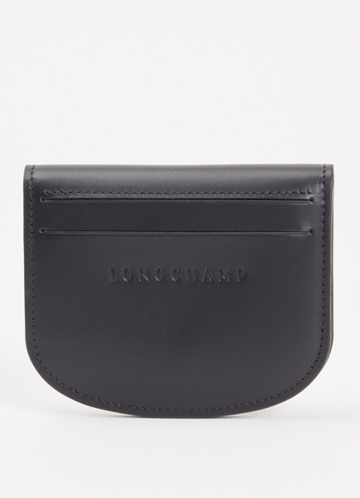 Longchamp Épure pasjeshouder van leer - achterkant zwart