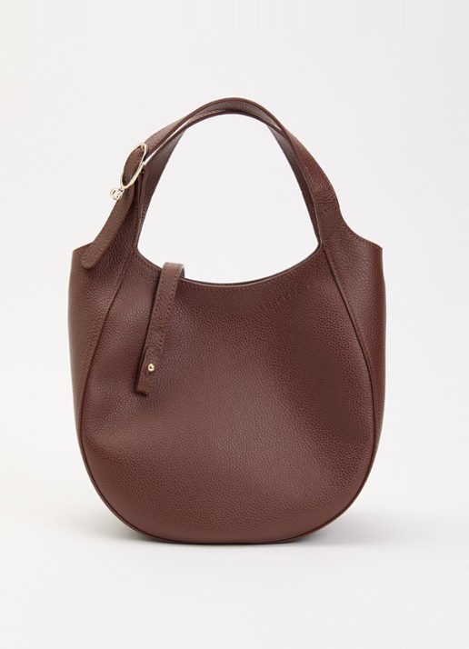 Longchamp Le Foulonné handtas S van leer met afneembare schouderriem
