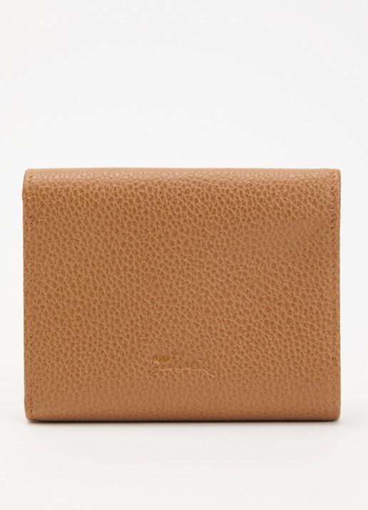 Longchamp Le Foulonné portemonnee van leer - achterkant camel