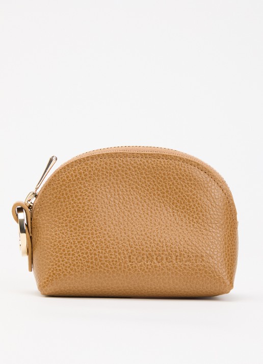 Longchamp Le Foulonné sleuteletui van leer