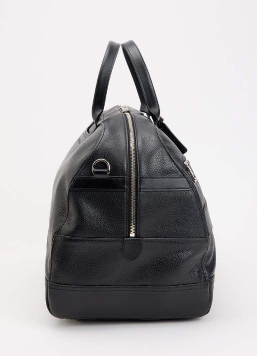 Longchamp Le Foulonné weekendtas L van leer - detail 6 zwart
