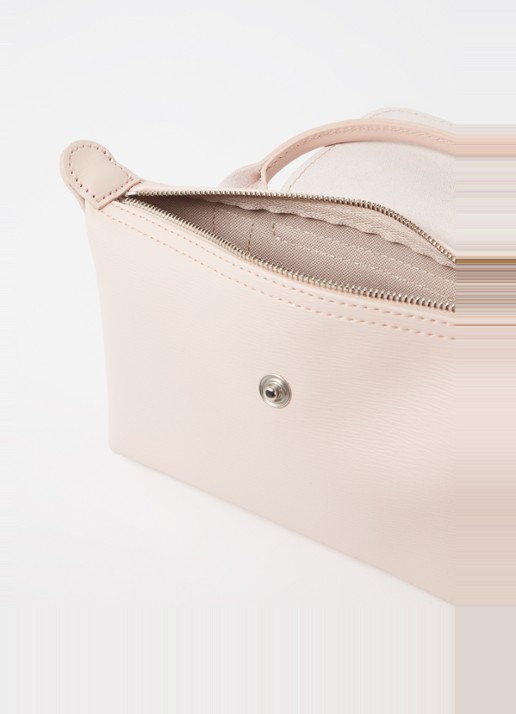 Longchamp Le Pliage City mini handtas met leren details - detail 2 oudroze