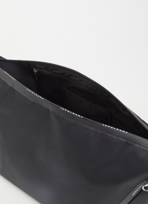 Longchamp Le Pliage Energy crossbody tas van canvas met afneembare schouderriem - detail 2 zwart