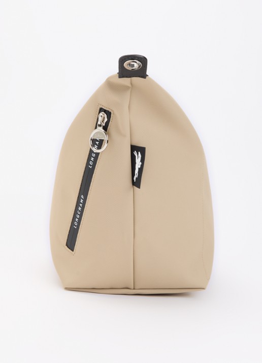 Longchamp Le Pliage Energy crossbody tas van canvas met afneembare schouderriem - detail 4 beige