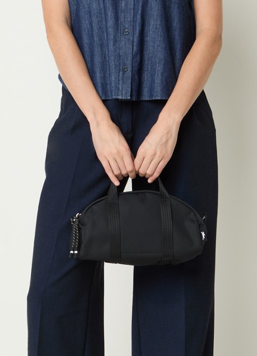 Longchamp Le Pliage Energy handtas XS met afneembare schouderriem - voorkant 2 zwart