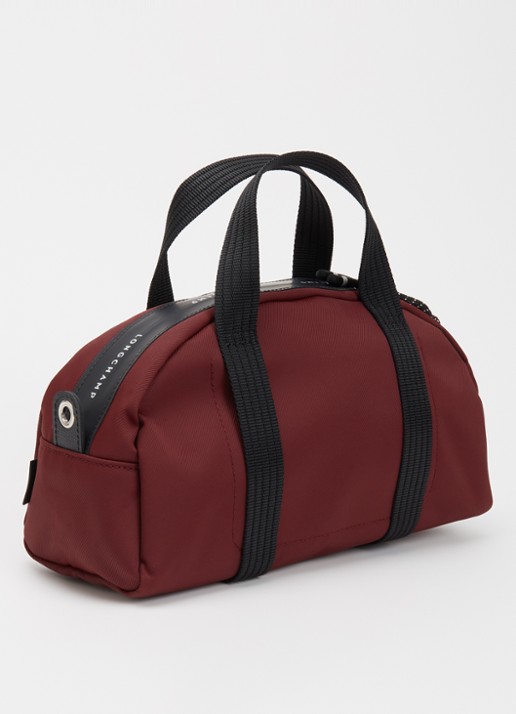 Longchamp Le Pliage Energy handtas XS met afneembare schouderriem - achterkant donkerrood