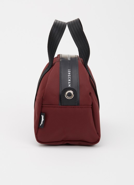 Longchamp Le Pliage Energy handtas XS met afneembare schouderriem - detail 6 donkerrood