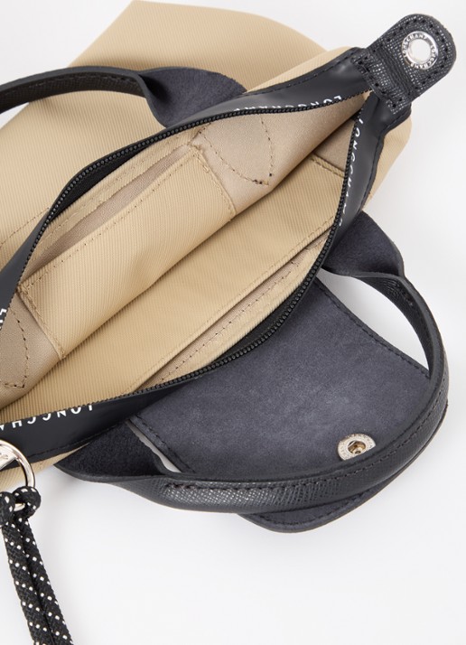 Longchamp Le Pliage Energy handtas XS met leren details - detail 5 beige