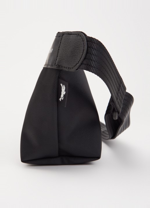 Longchamp Le Pliage Energy heuptas M met leren details - detail 5 zwart