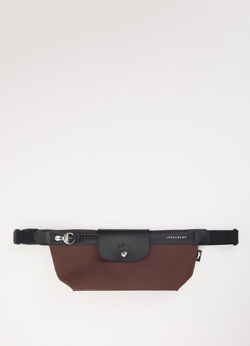Longchamp Le Pliage Energy heuptas M van canvas met leren details