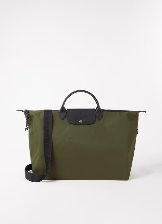 Longchamp Le Pliage Energy reistas L met leren details