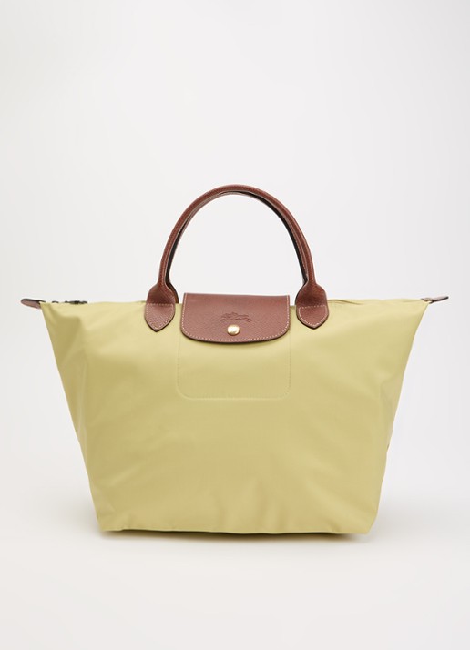 Longchamp Le Pliage handtas M met leren details
