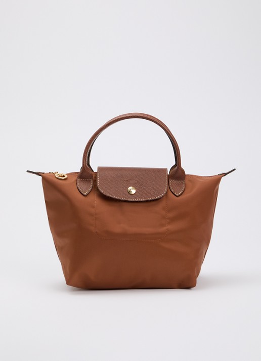 Longchamp Le Pliage handtas S met leren details