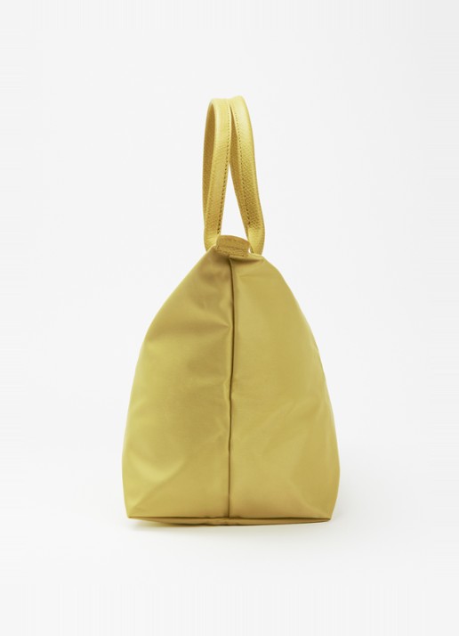 Longchamp Le Pliage One handtas L met leren details - detail 5 lindegroen