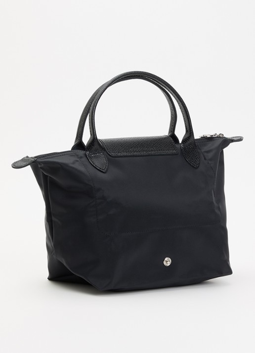 Longchamp Le Pliage One handtas S met leren details - achterkant zwart