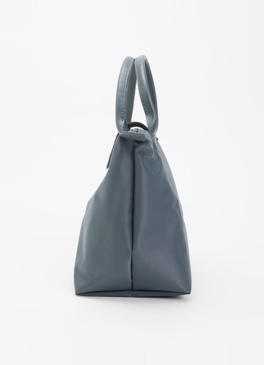 Longchamp Le Pliage One handtas S met leren details - detail 2 antraciet
