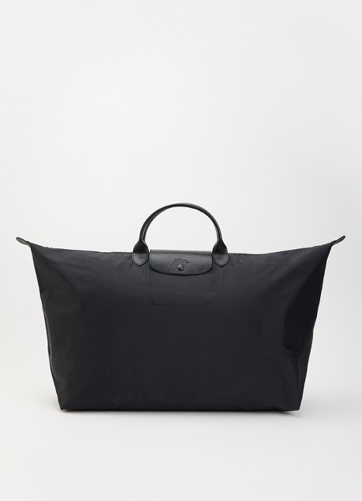 Longchamp Le Pliage One reistas XL met leren details
