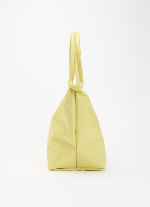 Longchamp Le Pliage One schoudertas L met leren details - detail 5 lime