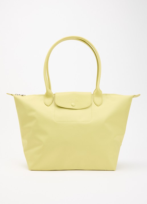 Longchamp Le Pliage One schoudertas L met leren details
