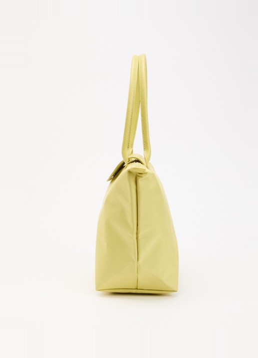 Longchamp Le pliage One schoudertas M met details van leer - detail 4 lindegroen