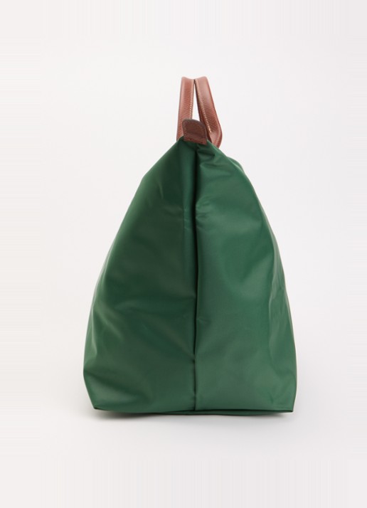 Longchamp Le Pliage Original reistas L met leren details - detail 4 groen