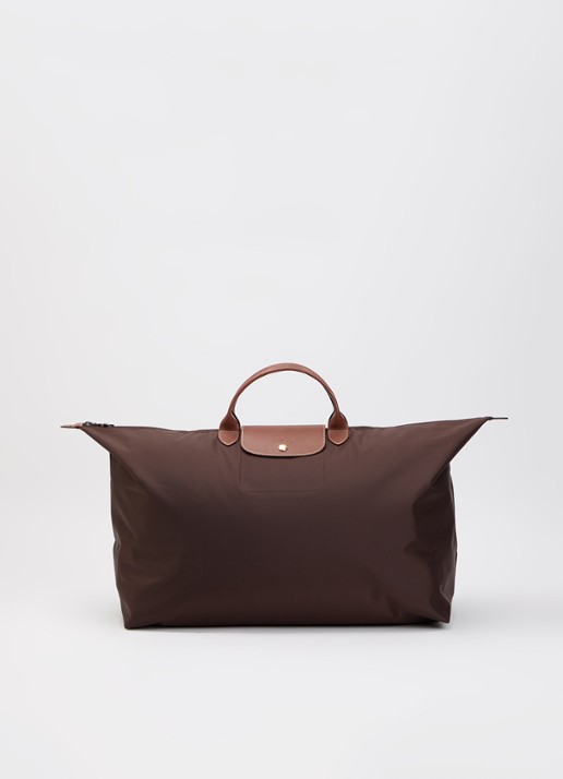 Longchamp Le Pliage Original reistas XL met leren details