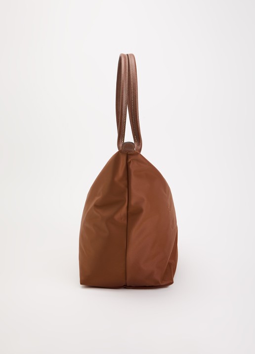 Longchamp Le Pliage Original schoudertas L met leren details - detail 5 cognac
