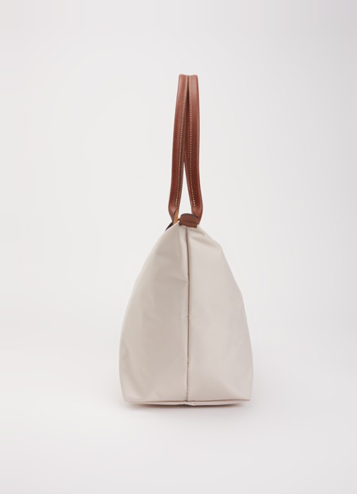 Longchamp Le Pliage Original schoudertas L met leren details - detail 5 creme