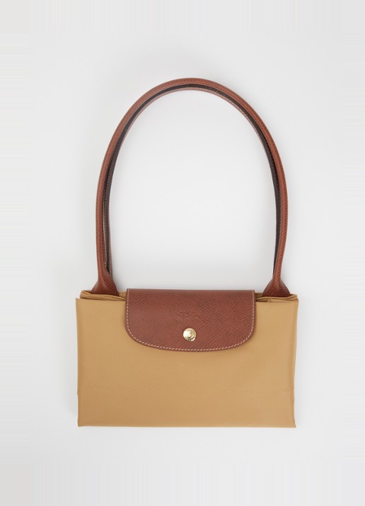 Longchamp Le Pliage Original schoudertas L met leren details - detail 5 camel