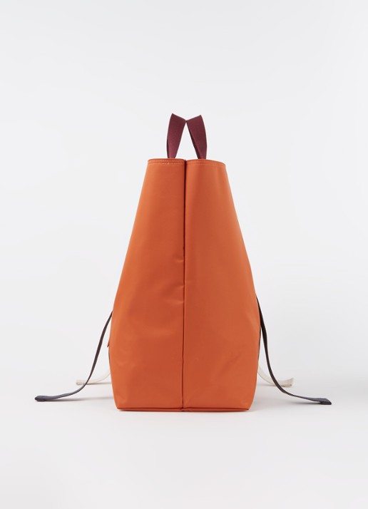 Longchamp Le Pliage Re-Play handtas XL met leren details  - detail 5 orange