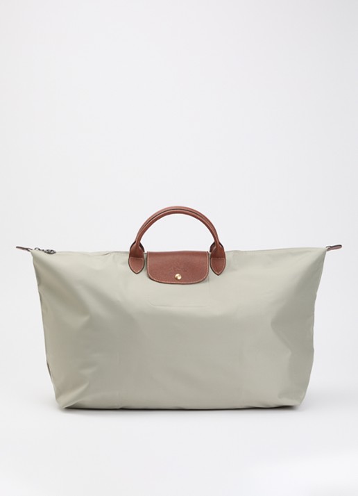 Longchamp Le Pliage reistas XL met leren details