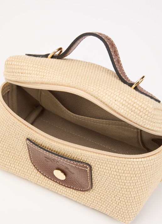 Longchamp  Le Pliage XS crossbody tas met afneembare schouderriem en leren details - detail 3 bruin