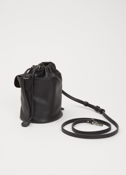 Longchamp Le Pliage Xtra crossbodytas van leer - achterkant zwart