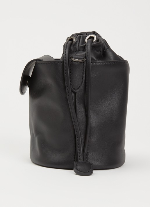 Longchamp Le Pliage Xtra crossbodytas van leer - detail 3 zwart