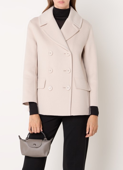 Longchamp Le Pliage Xtra handtas XS van leer - voorkant 2 grijs