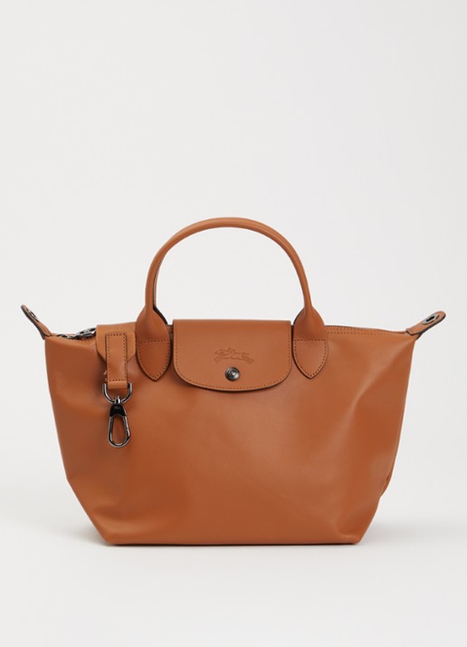 Longchamp Le Pliage Xtra S handtas van leer met afneembare schouderriem