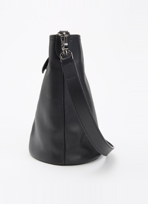 Longchamp Le Pliage Xtra schoudertas M van leer - detail 5 zwart