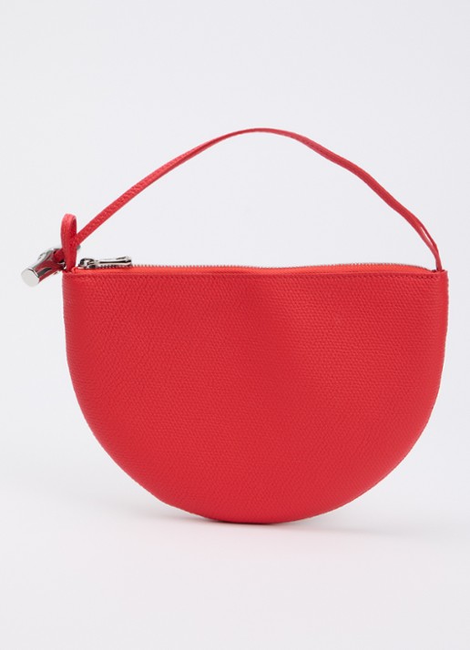 Longchamp Le Roseau schoudertas M van leer