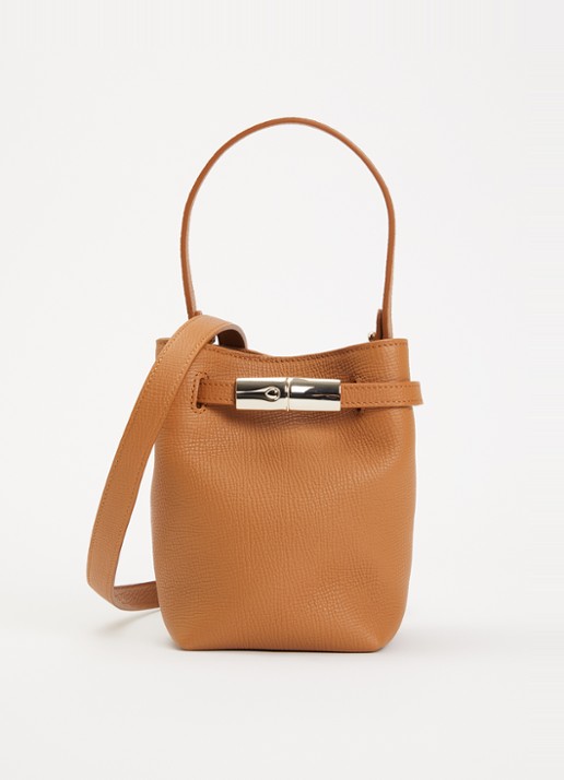 Longchamp Le Smart schoudertas XS van leer met afneembare schouderriem
