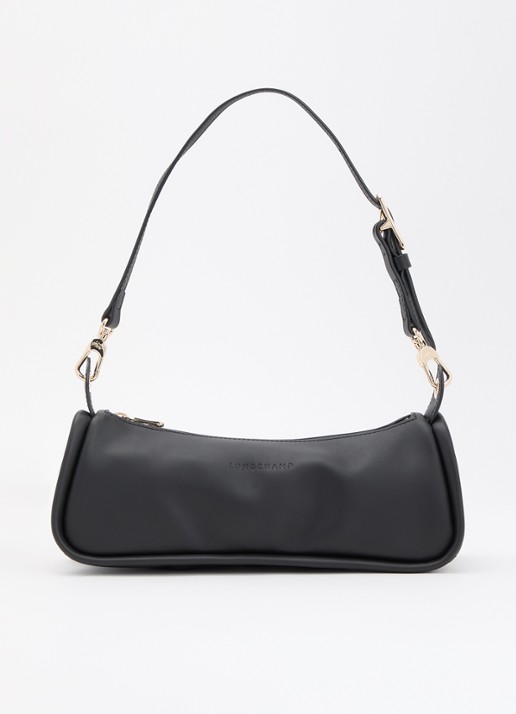 Longchamp Looong schoudertas M van leer