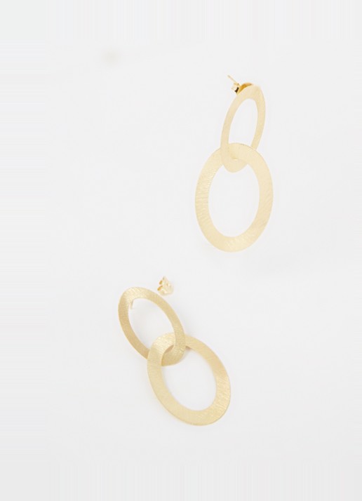 LOTT. gioielli Charm L oorstekers verguld - detail 3 goud